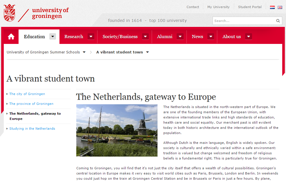 University of Groningen Student Recruitment Campaign