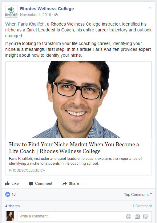 Rhodes social media interview content