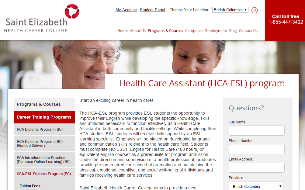 Saint Elizabeth ESL Pathway