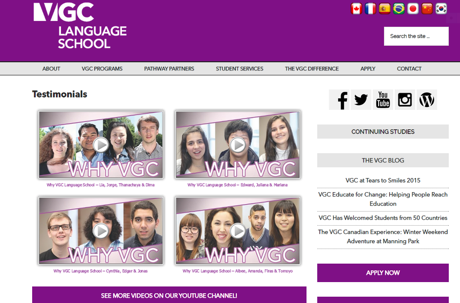 visual content marketing for schools