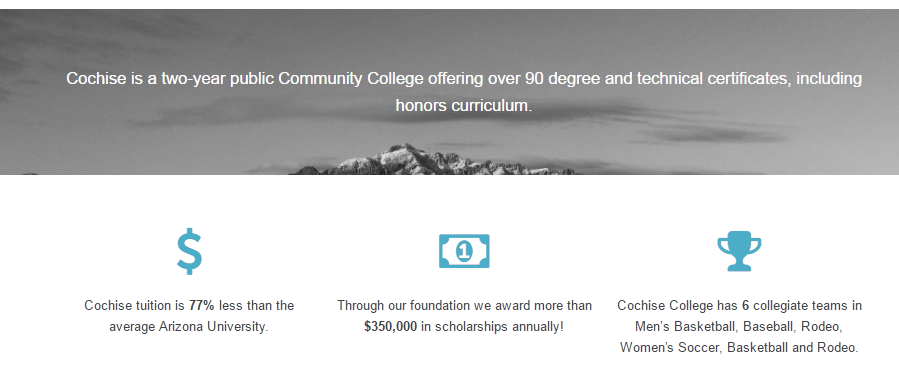 Cochise College student recruitment in Mexico