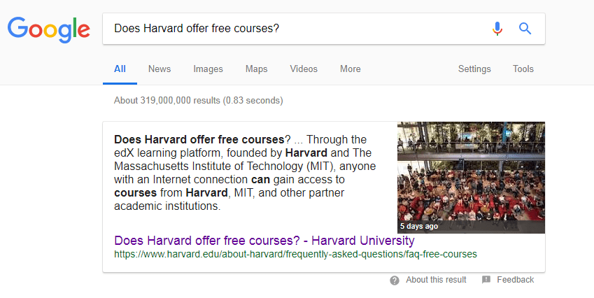 content for education