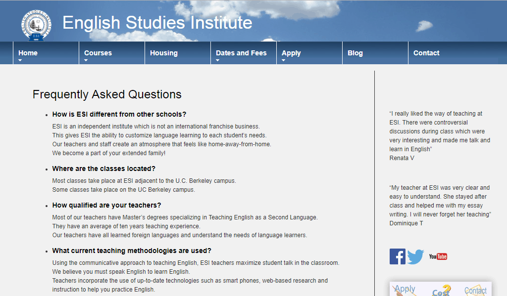 higher education website best practices