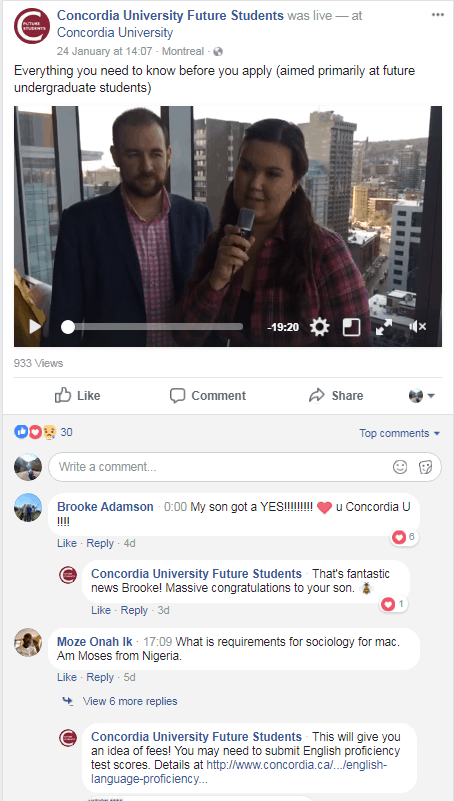 how to target students on facebook