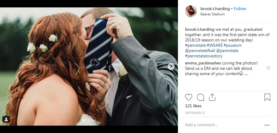 example of using Instagram for student recruitment
