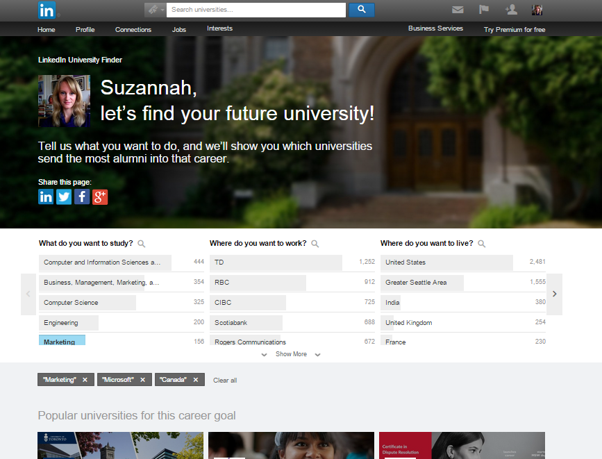 LinkedIn for Millennial Student Recruitment