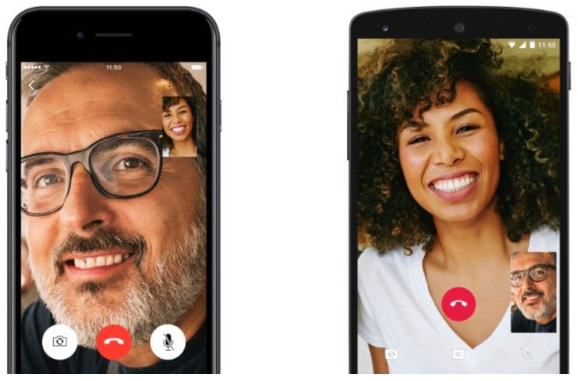 image showing a video chat using whatsapp bot for education for international student recruitment