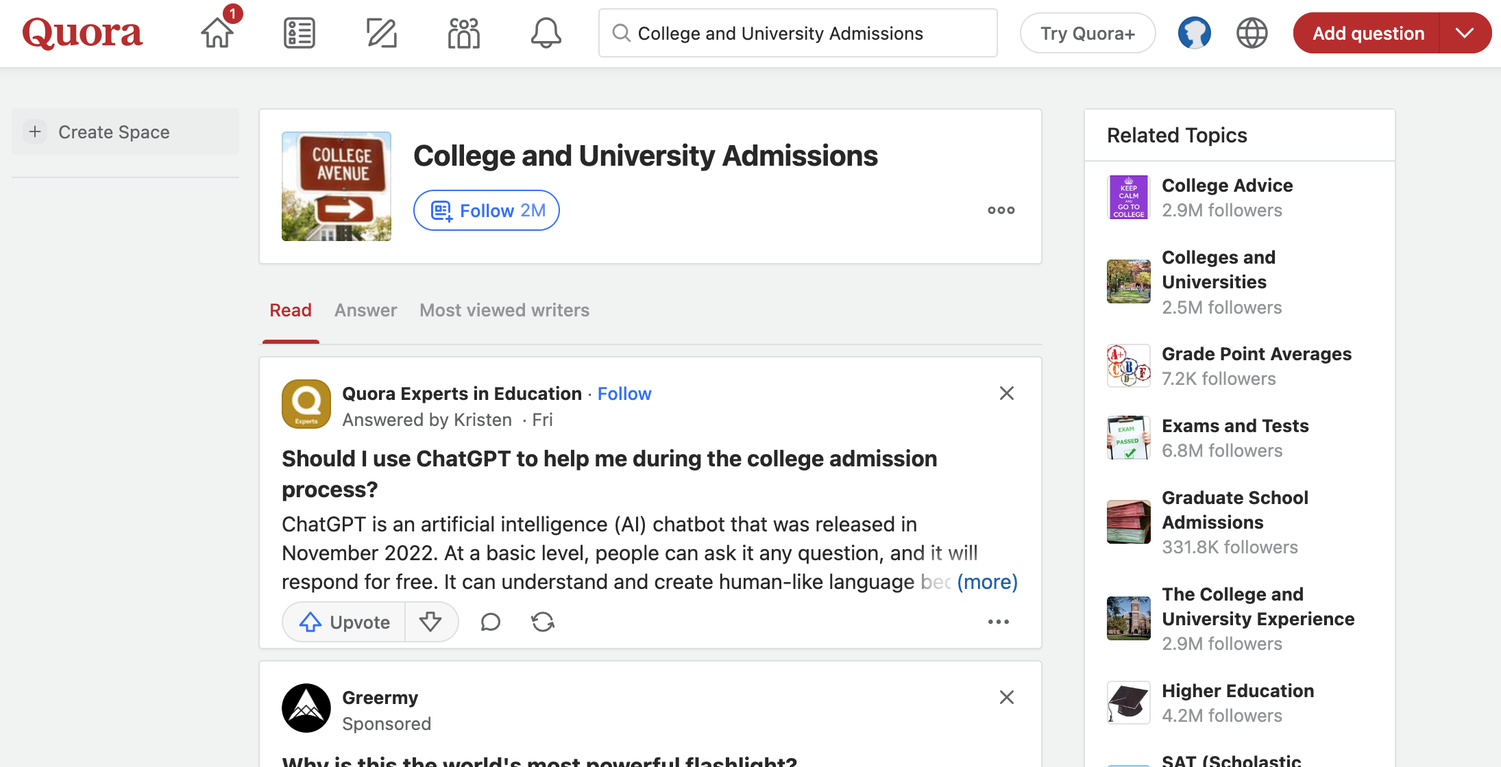 Education marketing strategy