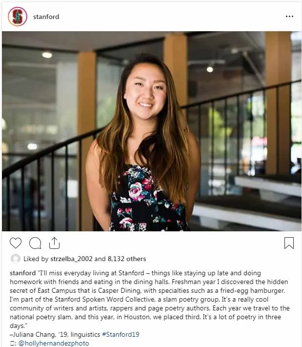 Instagram stories for schools