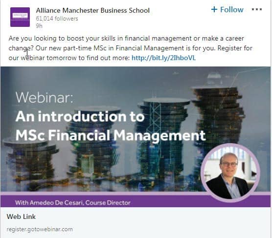 student recruitment for business schools