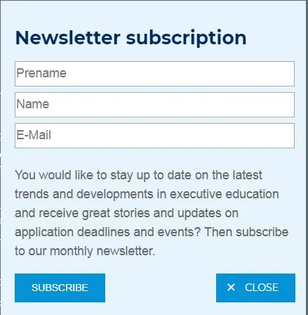 business school crm