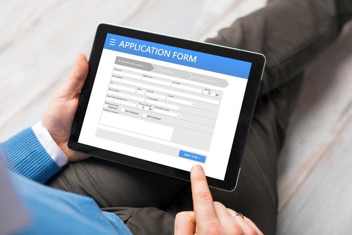 Online student application portal