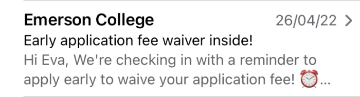 higher ed email marketing