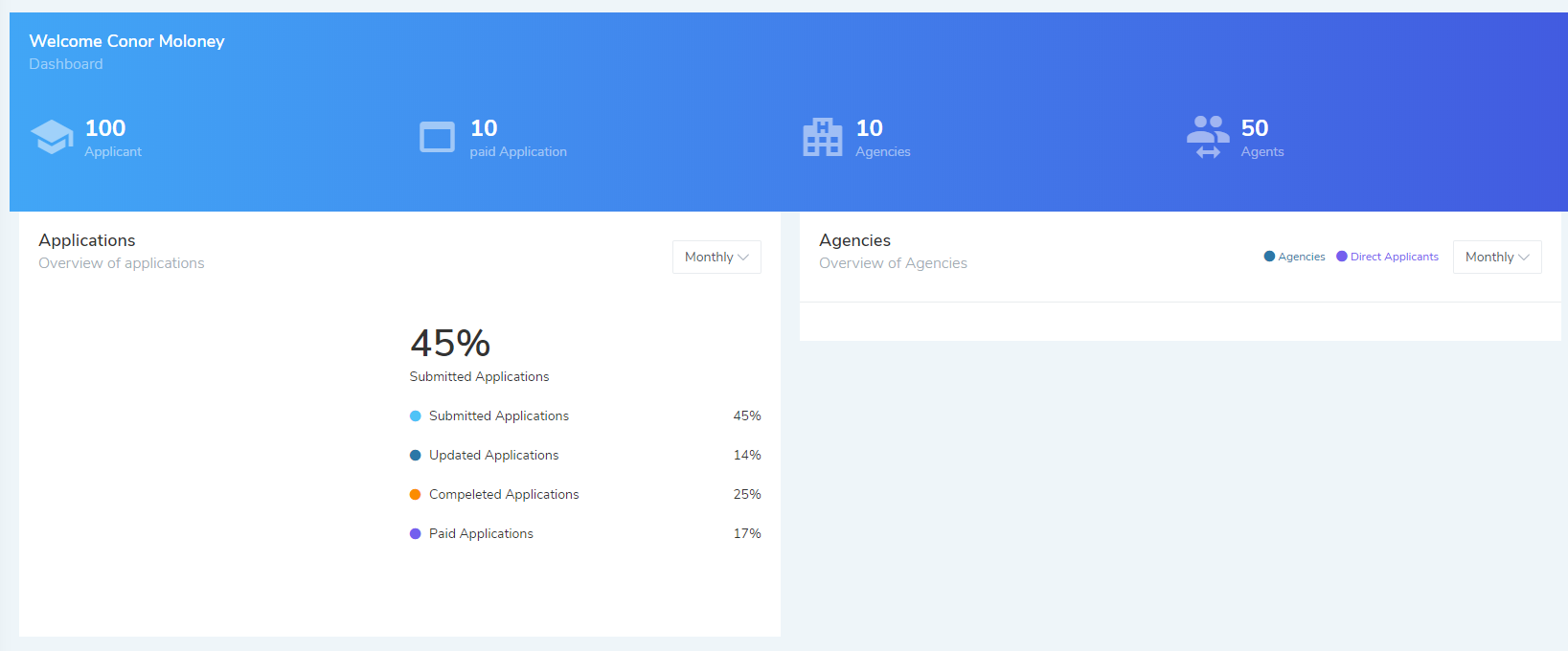 student application portal
