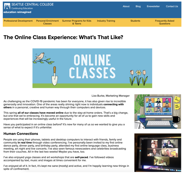 website design for colleges