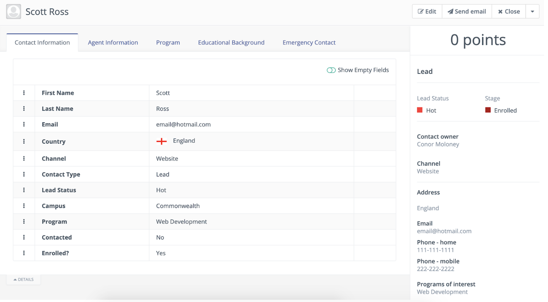 mautic crm schools
