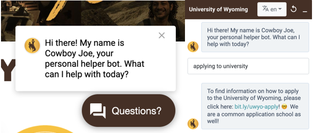 chatbots for student recruitment