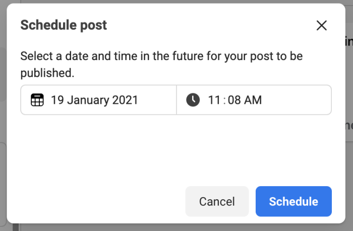 Using a scheduling tool can improve the efficiency of your social media marketing efforts