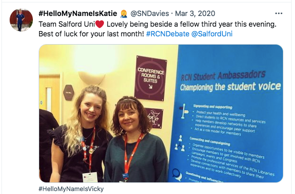 Image of an example of using student ambassadors