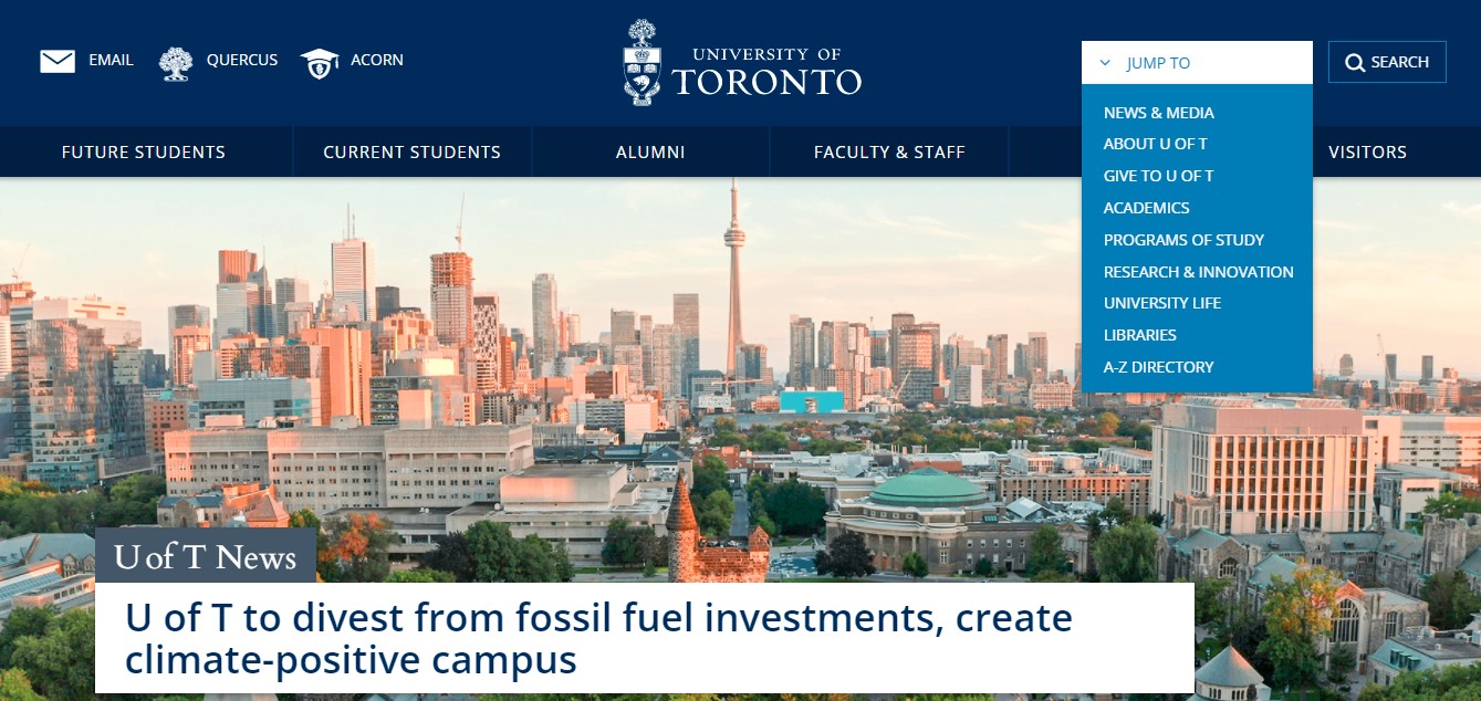 education website design