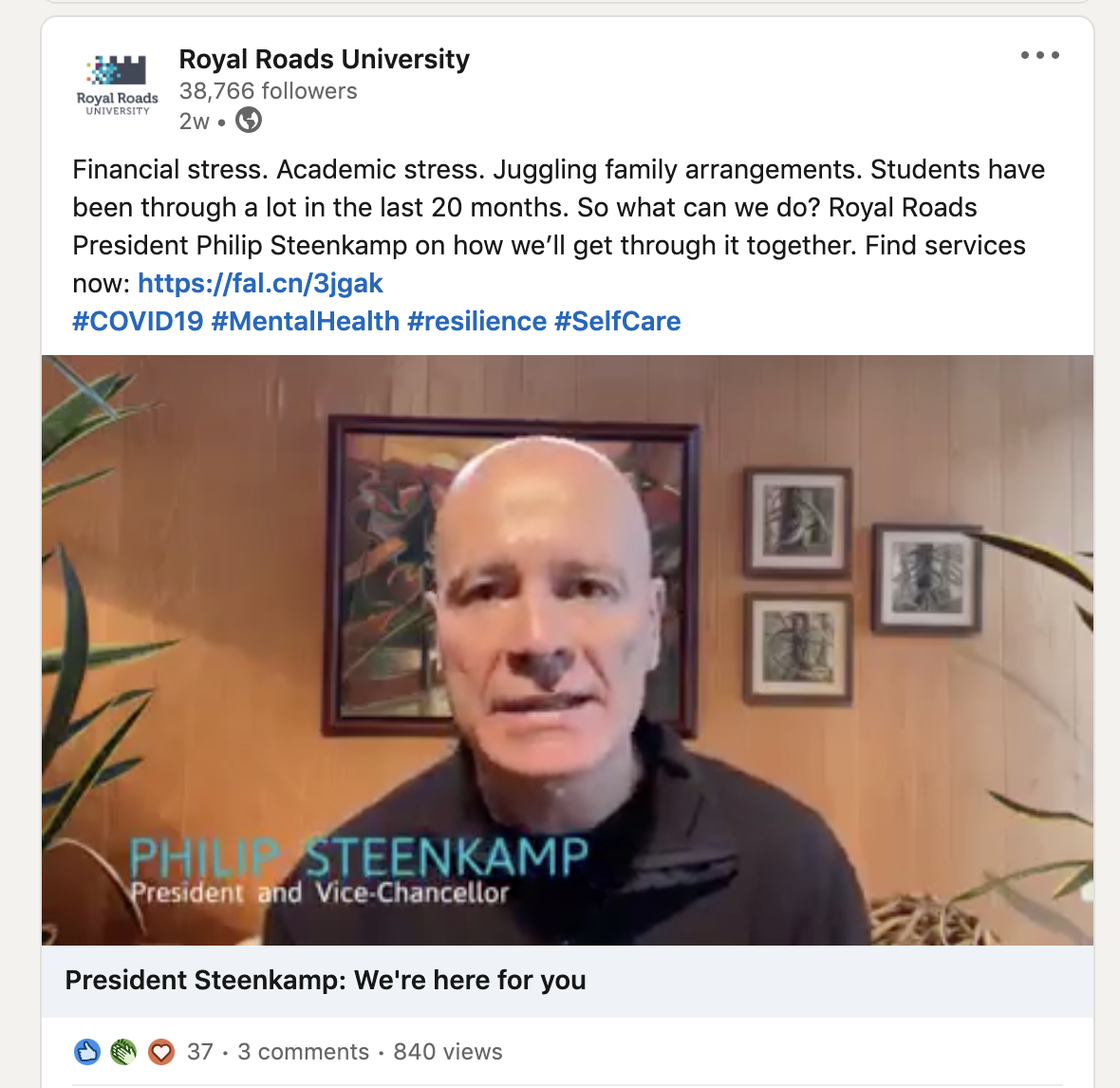 higher education social media advertising