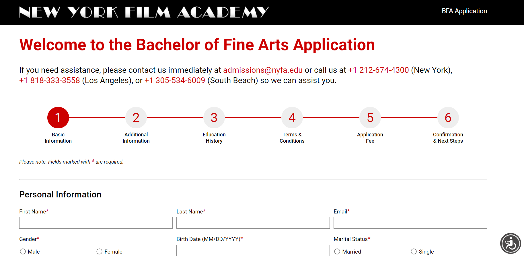 student application portal for schools