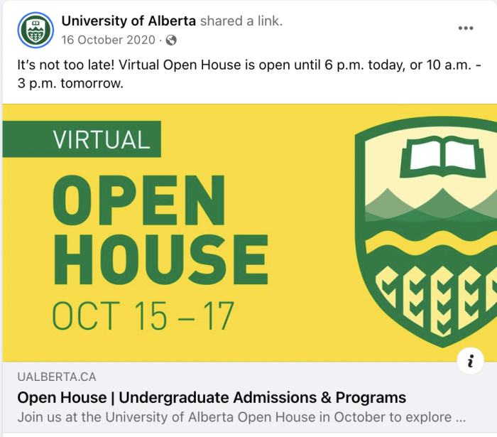 higher education social media marketing