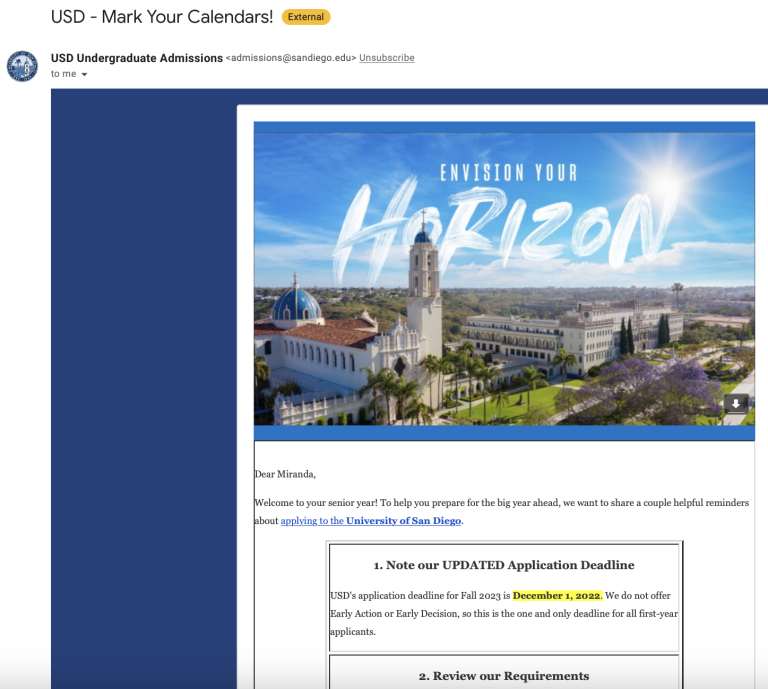 The Anatomy of a Recruitment Email Campaign for Schools