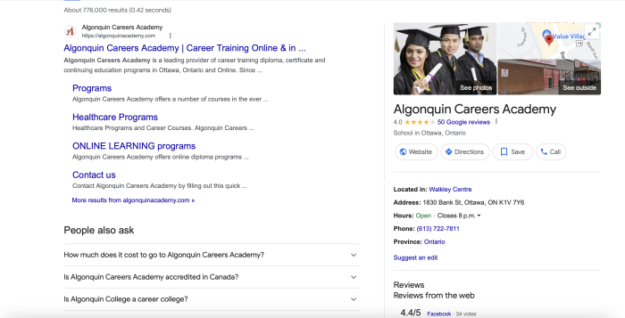 Algonquin Careers Academy