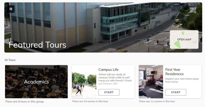 Tours website
