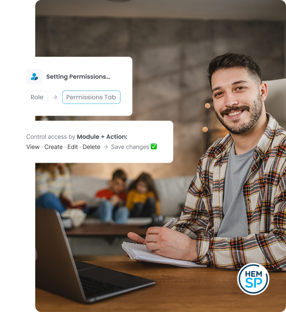 Manage Roles And Users With Permission Settings