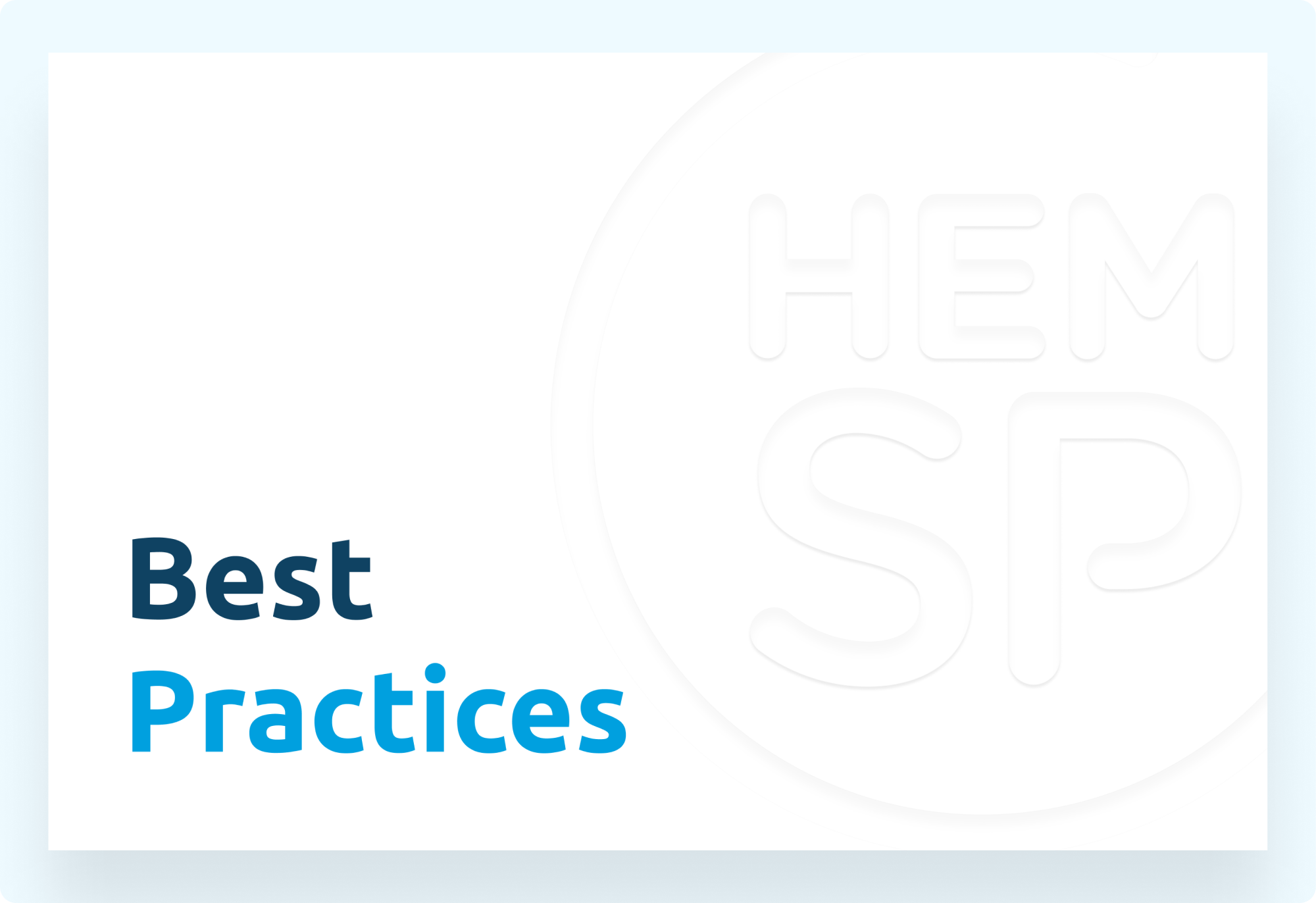 Governance and Best Practices (Recommended)